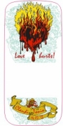 Galaxy S3 Cover Burning Hearts